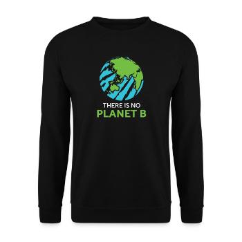 Klimaschutz Umwelt Planet Erde Klima Klimapolitik - Unisex Pullover - Schwarz - Vorne - Alina (178cm) & Michal (187cm)