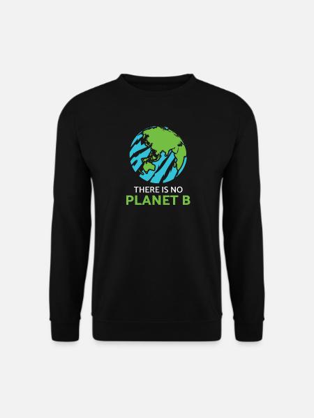 Klimaschutz Umwelt Planet Erde Klima Klimapolitik - Unisextröja - svart