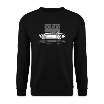shelby cobra v8 muscle auto Logo Illustration icon - Unisex Pullover - Schwarz - Vorne - Alina (178cm) & Michal (187cm)