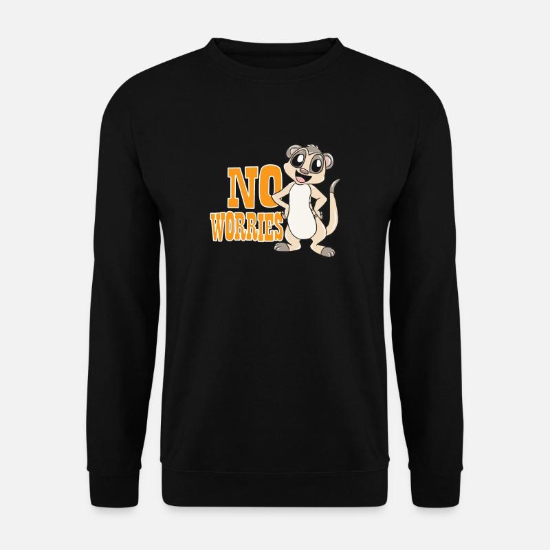 Erdmännchen - Unisex Pullover - Schwarz