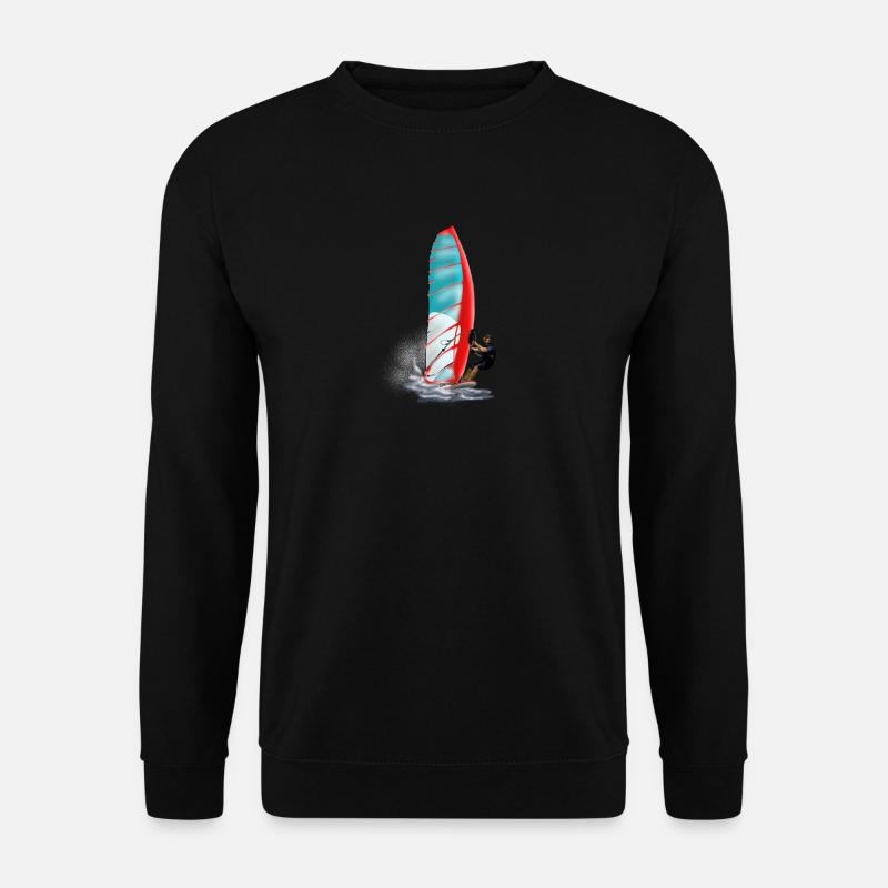 Windsurfing - Unisex Pullover - Schwarz