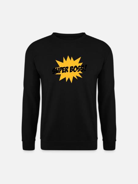 Super Boss ! - Unisex Sweatshirt - black