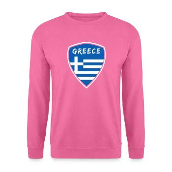 Grèce Armoiries / Cadeau Athènes Pirée - Sweat-shirt Unisexe - rose - Devant