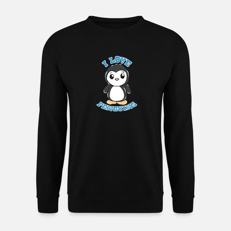 penguin - Unisex Sweatshirt - black