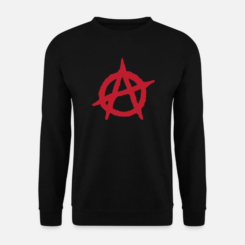 Anarchie Symbol Anarchie Anarchie Anarchie - Unisex Pullover - Schwarz