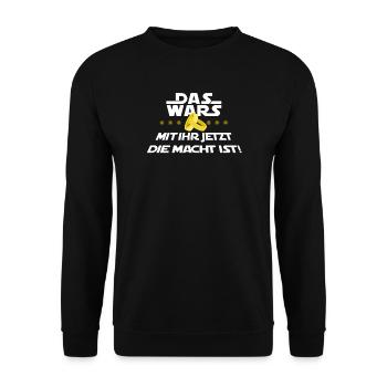 Les guerres disent célibataire fête de mariage - Sweat-shirt Unisexe - noir - Devant - Alina (178cm) & Michal (187cm)