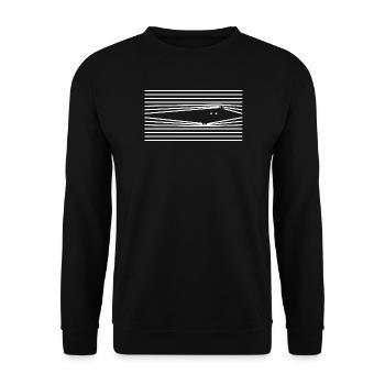observed - Unisex Sweatshirt - black - Front - Alina (178cm) & Michal (187cm)