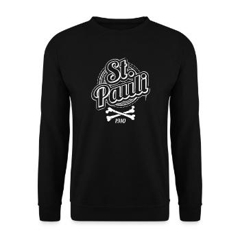 St. Pauli - St Pauli - 1910 - Unisex Sweatshirt - black - Front - Alina (178cm) & Michal (187cm)