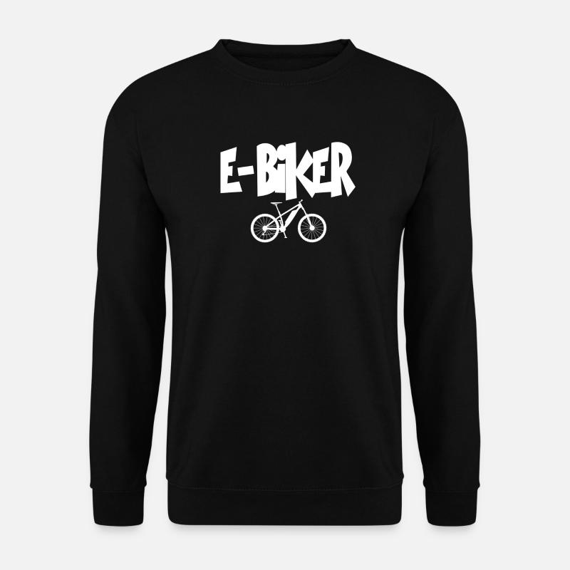 E-BIKER E Bike - Unisex Pullover - Schwarz