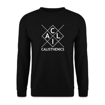 Cali Calisthenics - Unisex Pullover - Schwarz - Vorne - Alina (178cm) & Michal (187cm)