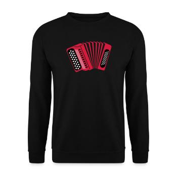 akkordeon musiker musik - Unisex Pullover - Schwarz - Vorne - Alina (178cm) & Michal (187cm)