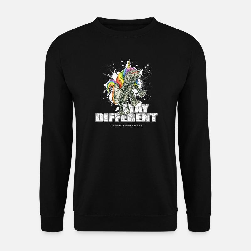 Stay Different - Imperial Unicorn - Unisex Pullover - Schwarz