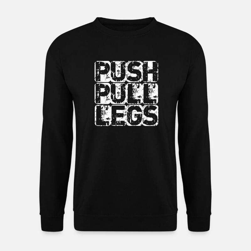 PUSH PULL LEGS - Sweat-shirt Unisexe - noir