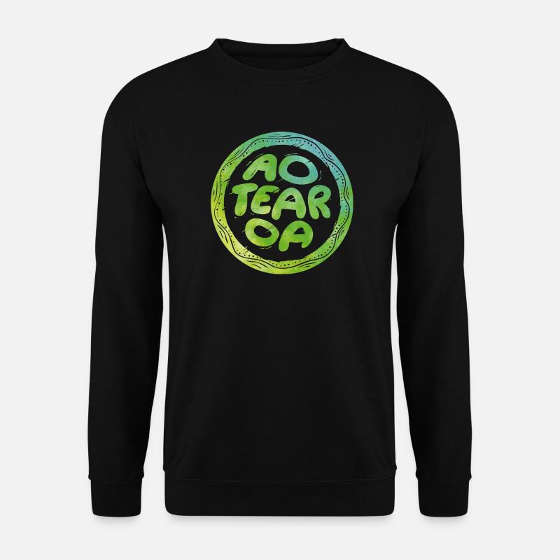 Schriftzug Aotearoa - Unisex Pullover - Schwarz