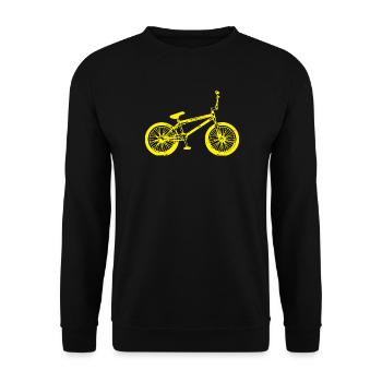 BMX Bike - Bmx Bike - BMX Rider - Sweat-shirt Unisexe - noir - Devant - Alina (178cm) & Michal (187cm)