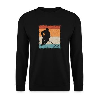 Hockey sur glace Hockey sur glace - Sweat-shirt Unisexe - noir - Devant - Alina (178cm) & Michal (187cm)