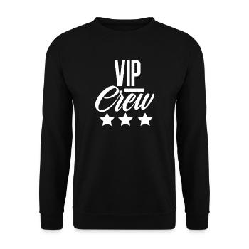 ÉQUIPE VIP - Sweat-shirt Unisexe - noir - Devant - Alina (178cm) & Michal (187cm)