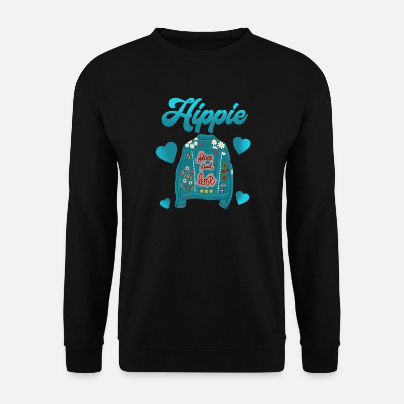 Hippy - Unisex Sweatshirt - black