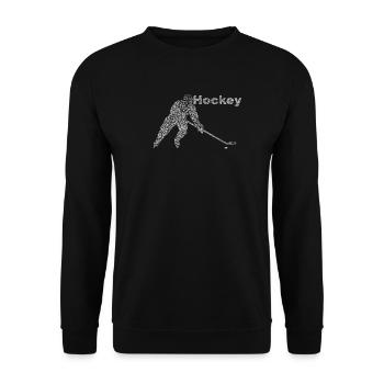 Hockey - Sweat-shirt Unisexe - noir - Devant - Alina (178cm) & Michal (187cm)