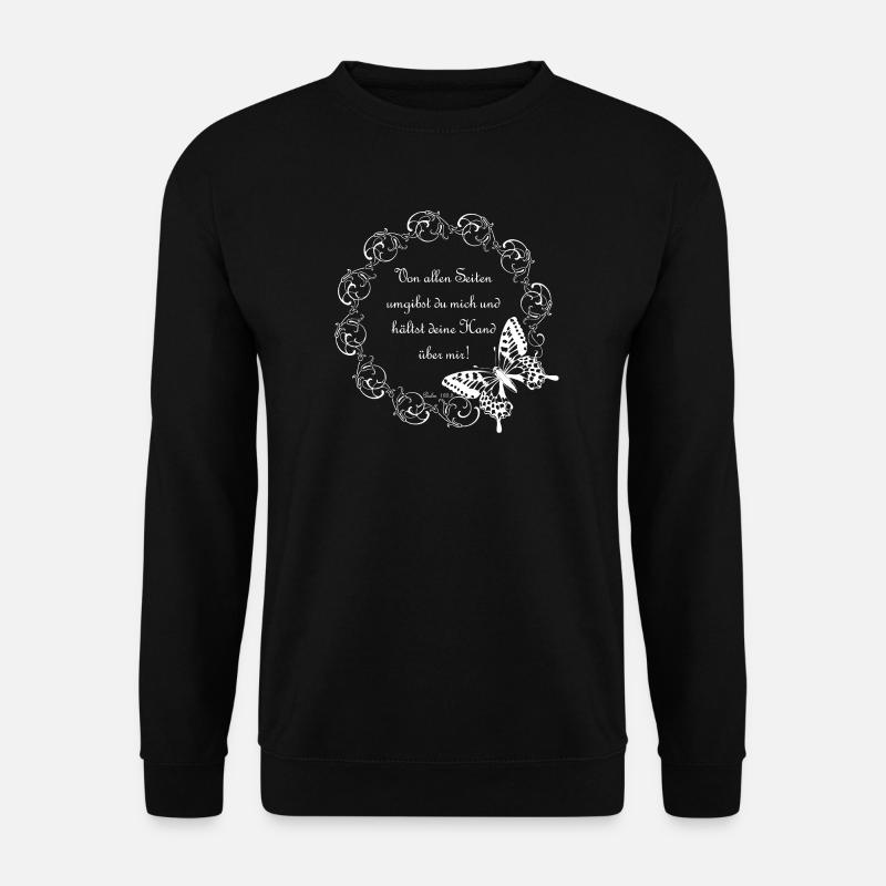 Psalm 139 - Unisex Pullover - Schwarz