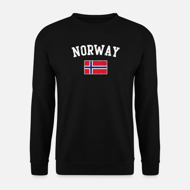 Drapeau de la Norvège - Sweat-shirt Unisexe - noir