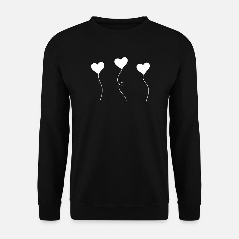 heart - Unisex Pullover - Schwarz