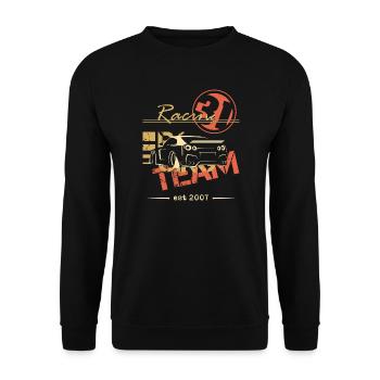 team racing gtr auto geschenkidee - Unisex Pullover - Schwarz - Vorne - Alina (178cm) & Michal (187cm)