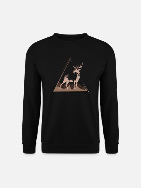 Deer Deer Cadeau de Noël - Sweat-shirt Unisexe - noir