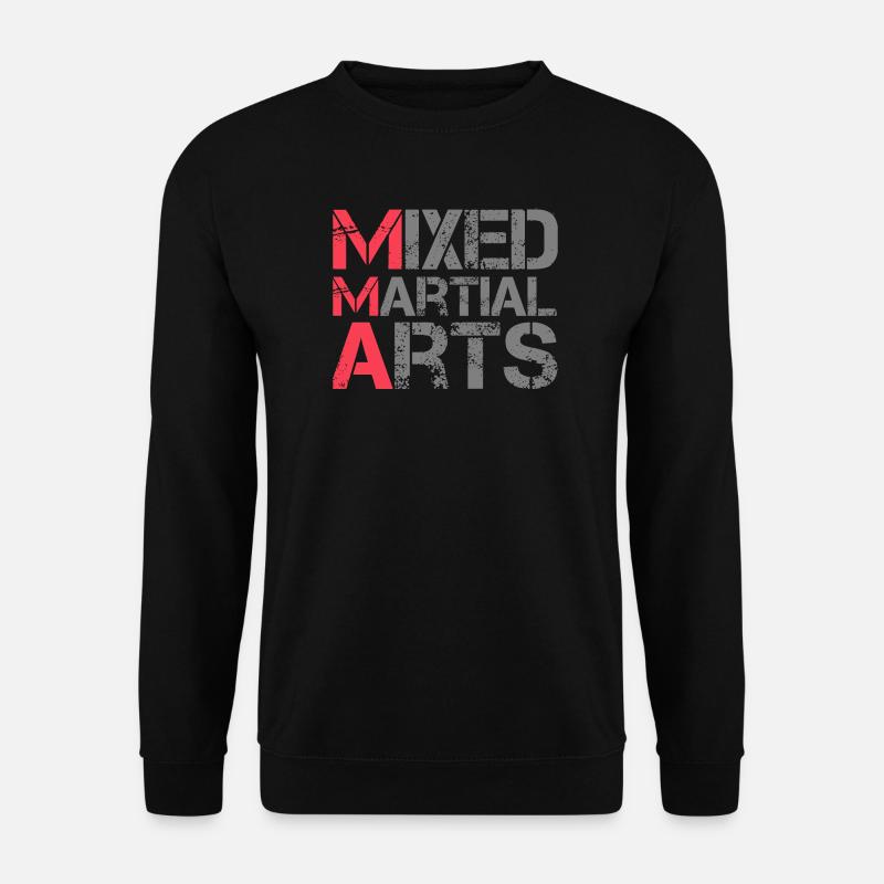 mma fighting kampfsport mixed martial arts Logo - Unisex Pullover - Schwarz