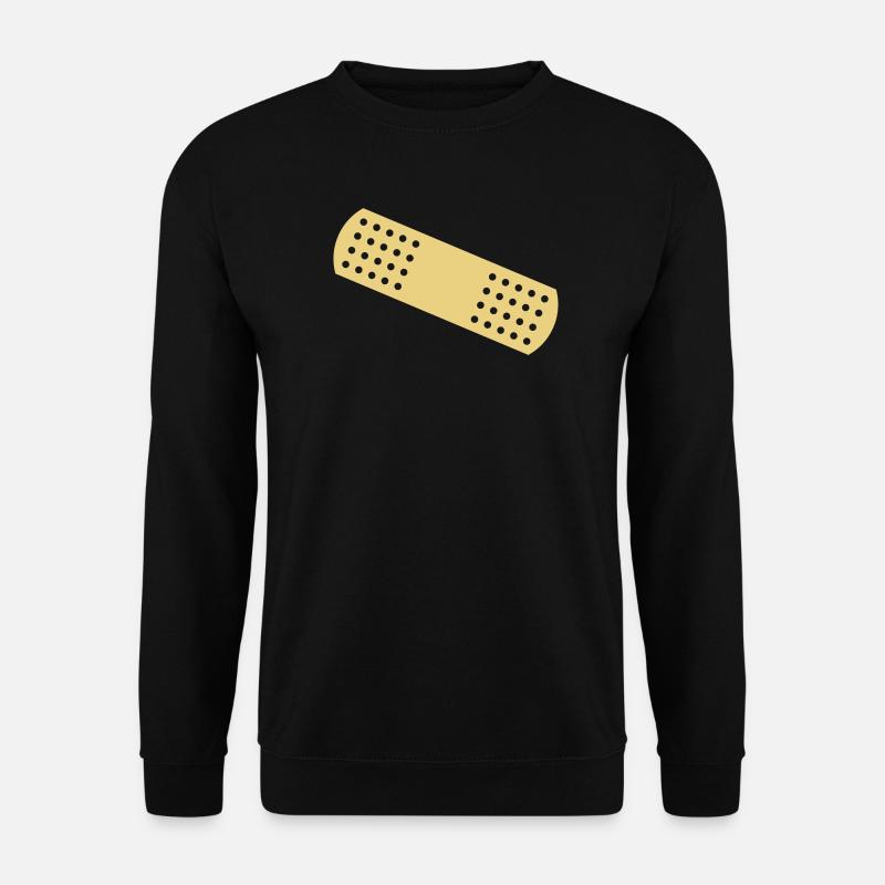 Heftpflaster - Unisex Pullover - Schwarz