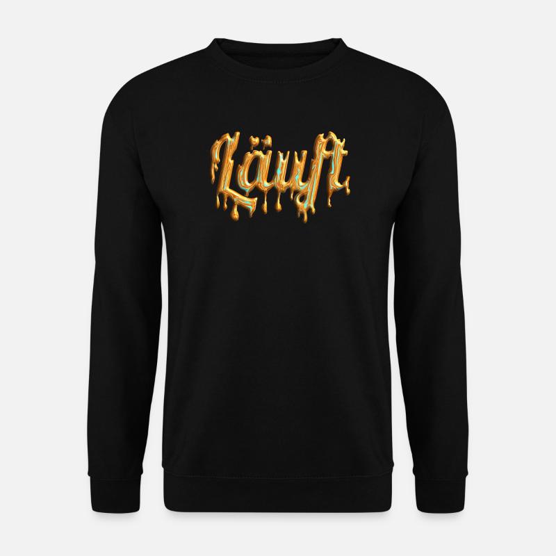 Dekorativer Text - Unisex Pullover - Schwarz