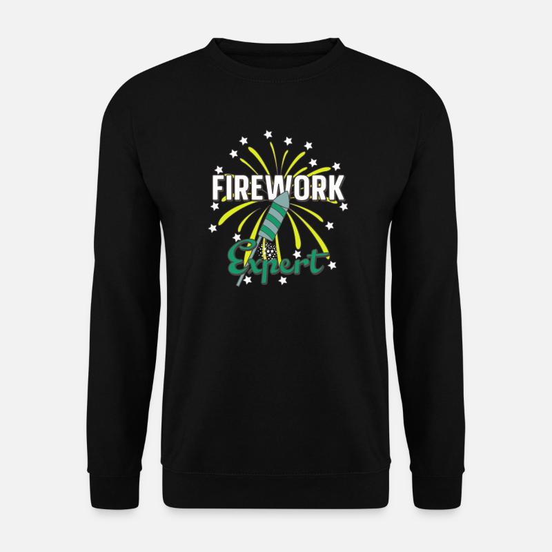 Firework Expert - Unisex Pullover - Schwarz