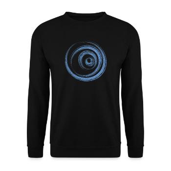 cercle - Sweat-shirt Unisexe - noir - Devant - Alina (178cm) & Michal (187cm)