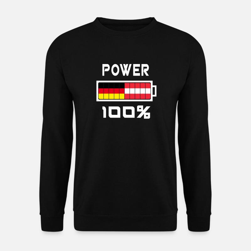 Deutschland und Österreich Power 100% - Unisex Pullover - Schwarz