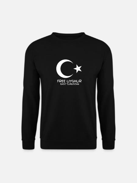 FREE UYGHUR - East Turkistan - Unisex Pullover - Schwarz