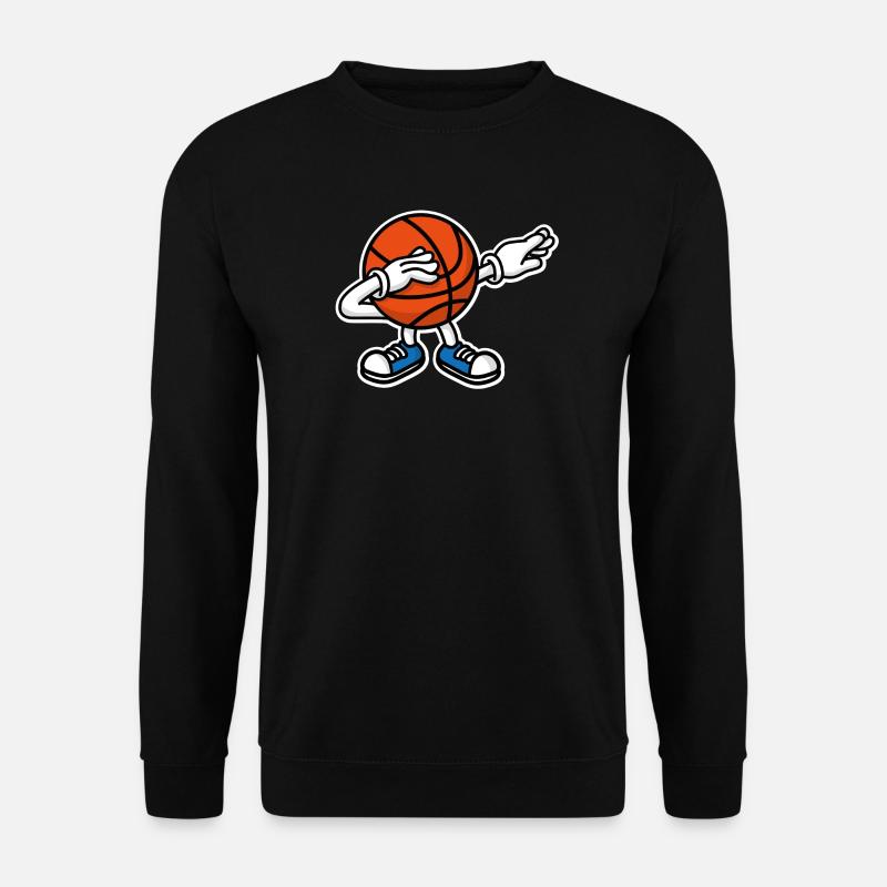 Dab dabbing basketball ball﻿ - Unisex Sweatshirt - black