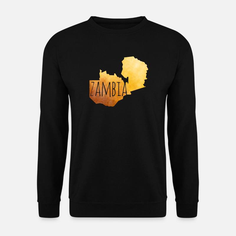 Zambia - Unisex Pullover - Schwarz