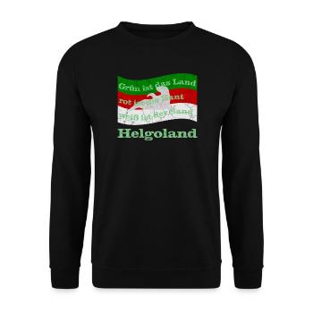 helgoland insel - Unisex Pullover - Schwarz - Vorne - Alina (178cm) & Michal (187cm)