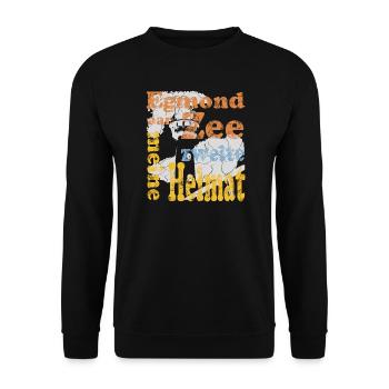 Egmond aan Zee - Unisex Pullover - Schwarz - Vorne - Alina (178cm) & Michal (187cm)