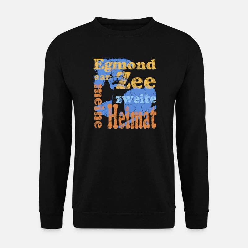 Egmond aan Zee - Unisex Pullover - Schwarz
