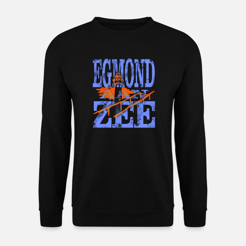 Egmond aan Zee - Unisex Pullover - Schwarz