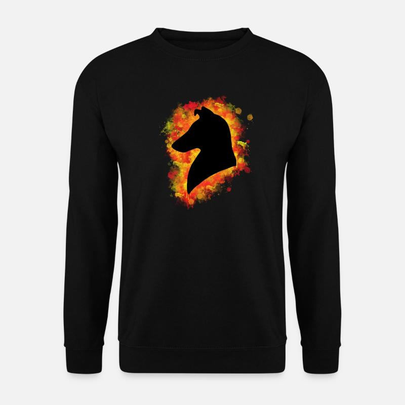 Collie Kurzhaar rot gelb - Unisex Pullover - Schwarz
