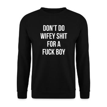 T-shirt féministe audacieux - Sweat-shirt Unisexe - noir - Devant - Alina (178cm) & Michal (187cm)