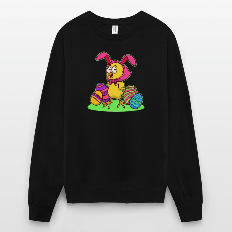 Easter chick chick easter happy easter eggs Unisex Sweatshirt