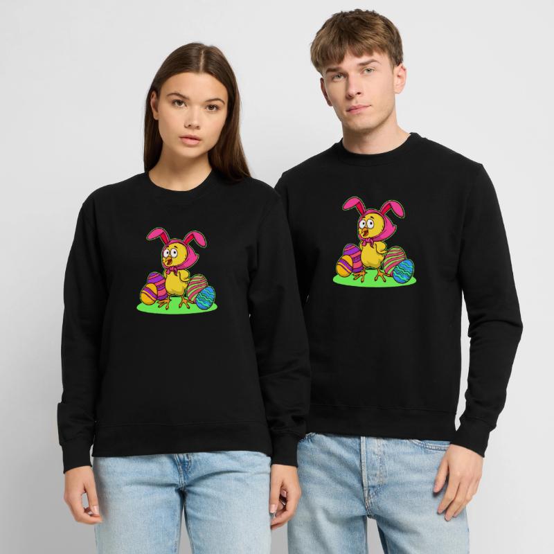 Easter chick chick easter happy easter eggs Unisex Sweatshirt