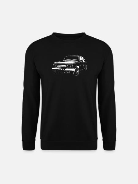 wartburg retro Auto Osten DDR Symbol Logo Grafik - Unisex Pullover - Schwarz