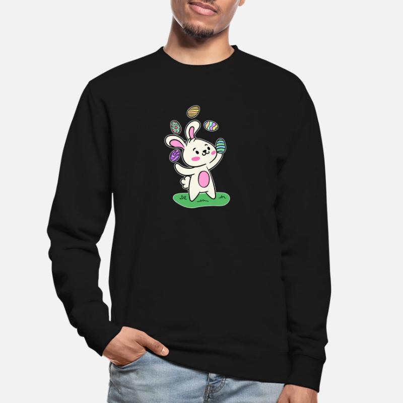 Easter bunny Easter bunny Easter eggs Happy Easter Unisex Sweatshirt