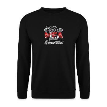 MFA Arzt Ärzte Medizin Spruch Gesundheitswesen - Unisex Pullover - Schwarz - Vorne - Alina (178cm) & Michal (187cm)