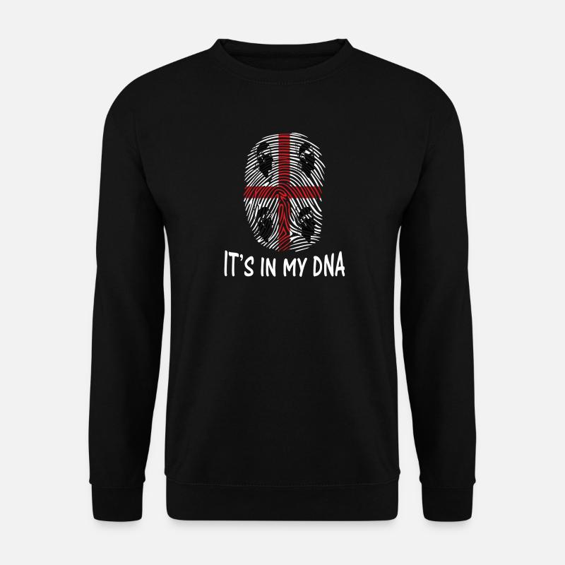 Sardinien Flagge DNA T-Shirt Design Geschenkidee. - Unisex Pullover - Schwarz
