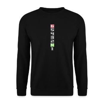 Transmission de changement de vitesse motos motos moto - Sweat-shirt Unisexe - noir - Devant - Alina (178cm) & Michal (187cm)